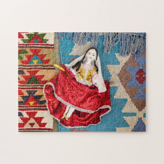Azerbeidzjaanse volkskunst legpuzzel (Horizontaal)