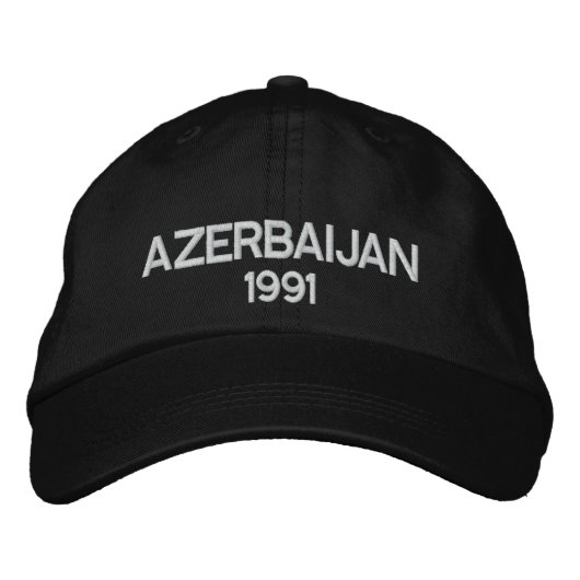 Azerbeidzjan 1991 geborduurd Pet (Voorkant)