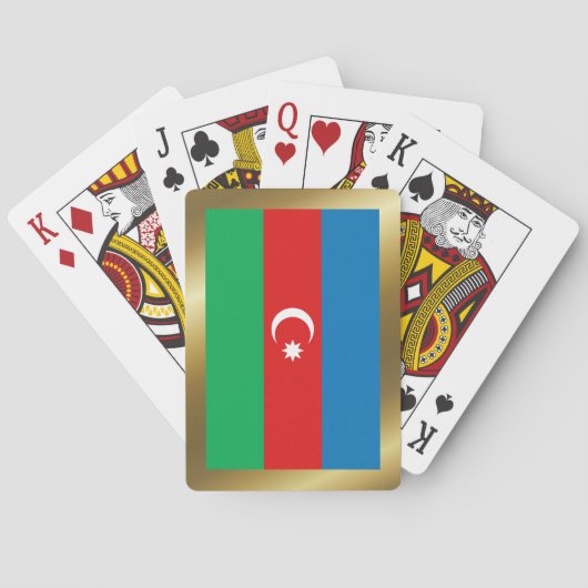 Azerbeidzjan-afspeelkaarten Pokerkaarten (Achterkant)