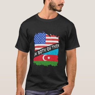 Azerbeidzjan Amerika VS Ik Ben Allebei Azerbeidzja T-shirt