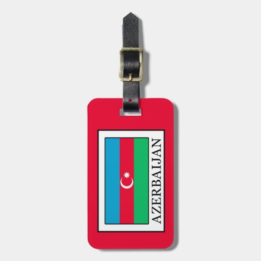 Azerbeidzjan Bagagelabel (Voorkant verticaal)