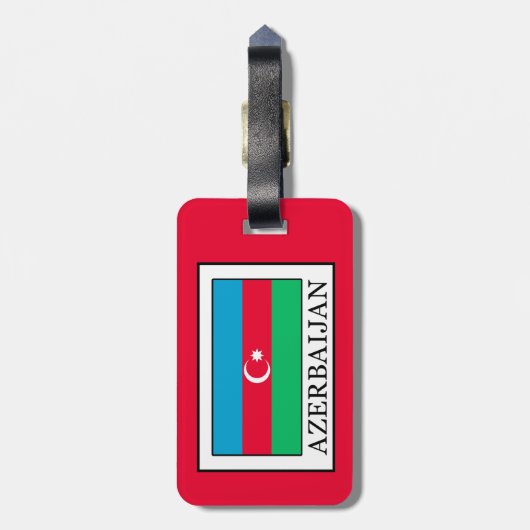 Azerbeidzjan Bagagelabel (Achterkant verticaal)