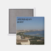 Azerbeidzjan, Bakoe magneet (Voorkant / Achterkant)