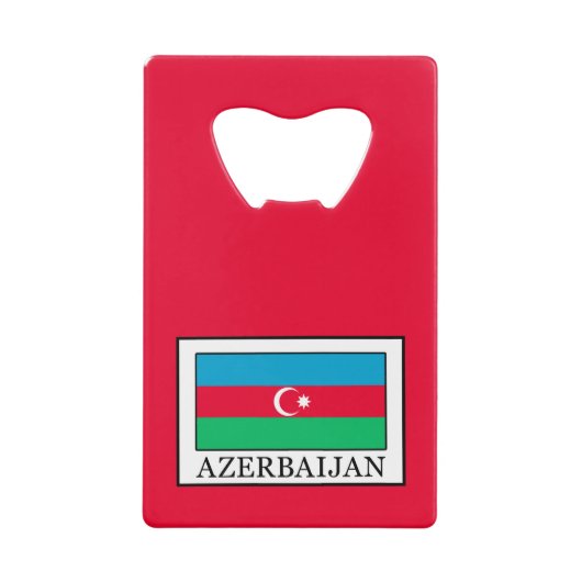 Azerbeidzjan Creditkaart Flessenopener (Voorkant)