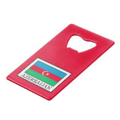 Azerbeidzjan Creditkaart Flessenopener (Achterkant Gekanteld)