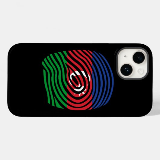 Azerbeidzjan-DNA Case-Mate iPhone Case (Achterkant (horizontaal))