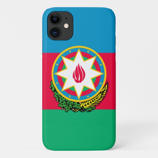 Azerbeidzjan embleem Case-Mate iPhone case (Achterkant)
