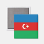 Azerbeidzjan Flag Magnet (Voorkant / Achterkant)