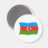 Azerbeidzjan Flag Magnet (Voorkant / Achterkant)