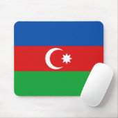 Azerbeidzjan Flag Mousepad Muismat (Met muis)