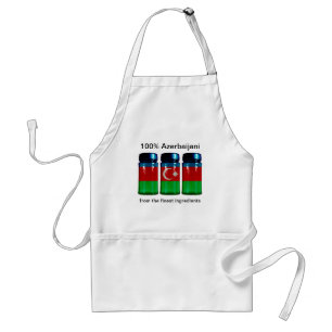 Azerbeidzjan Flag Spice Jars Apron Standaard Schort