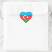 Azerbeidzjan Flag Splendid Patriotic Hart Sticker (Tas)