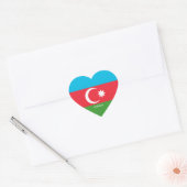 Azerbeidzjan Flag Splendid Patriotic Hart Sticker (Envelop)