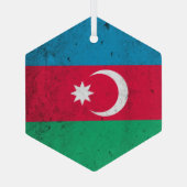 Azerbeidzjan Glas Ornament (Achterkant)