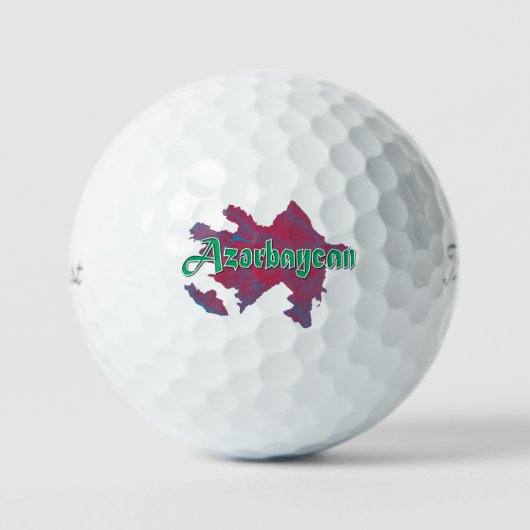 Azerbeidzjan Golfballen (Voorkant)