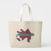 Azerbeidzjan Grote Tote Bag (Achterkant)