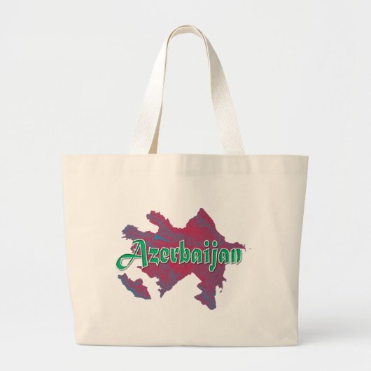 Azerbeidzjan Grote Tote Bag (Voorkant)