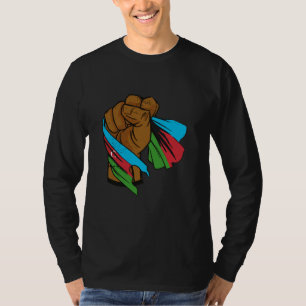 Azerbeidzjan handvuistmacht Azerbeidzjaanse vlag A T-shirt