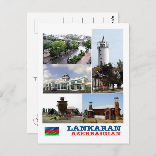 Azerbeidzjan - Kanaran - Mozaïek - Briefkaart (Voorkant / Achterkant)
