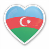 Azerbeidzjan Liefdesicoon Sticker (Voorkant)