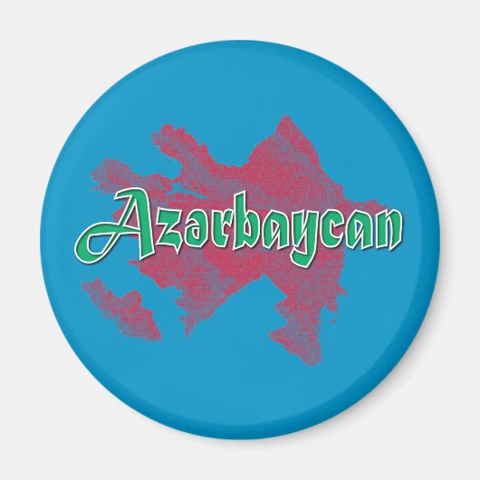 Azerbeidzjan Magneet (Voorkant)