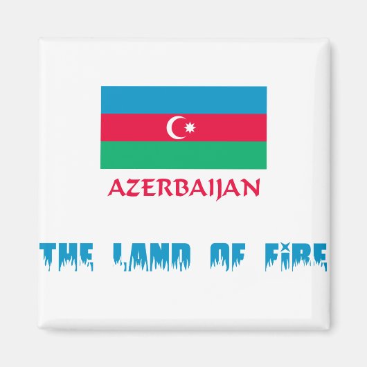 Azerbeidzjan Magneet (Voorkant)