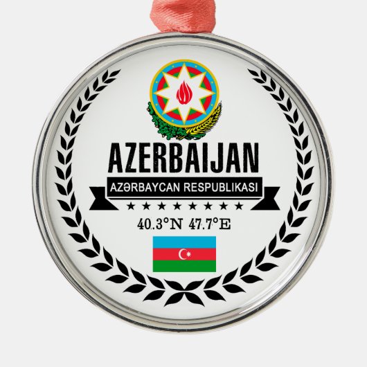Azerbeidzjan Metalen Ornament (Voorkant)