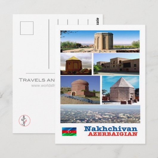 Azerbeidzjan - Nakhchivan - Mosaic - Briefkaart (Voorkant / Achterkant)