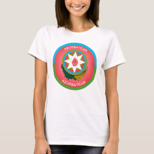 Azerbeidzjan Nationaal Embleem T-shirt
