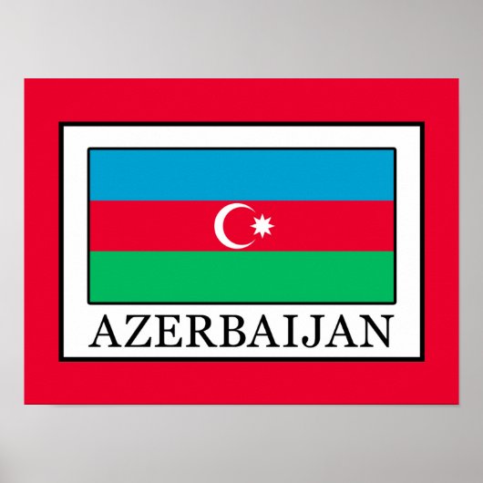Azerbeidzjan Poster (Voorkant)