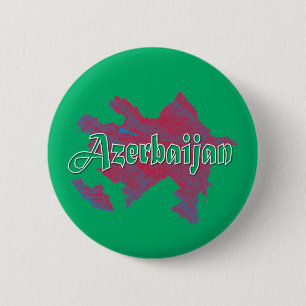 Azerbeidzjan Ronde Button 5,7 Cm