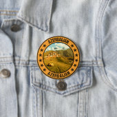 Azerbeidzjan Ronde Button 7,6 Cm (In situ)