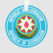 Azerbeidzjan Ronde Embleem Ornament (voorkant)