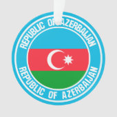 Azerbeidzjan Ronde Embleem Ornament (voorkant)