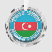 Azerbeidzjan Ronde Embleem Ornament (voorkant)