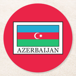 Azerbeidzjan Ronde Kartonnen Onderzetter