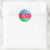 Azerbeidzjan Ronde pictogramvlag Sticker (Tas)
