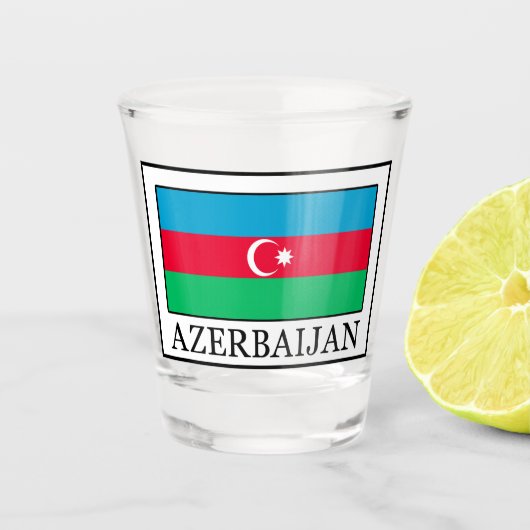 Azerbeidzjan Shot Glas (Voorkant)