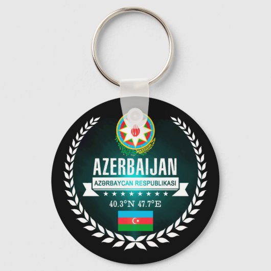 Azerbeidzjan Sleutelhanger (Voorkant)