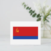 Azerbeidzjan SSR-vlag Briefkaart (Staand voorkant)