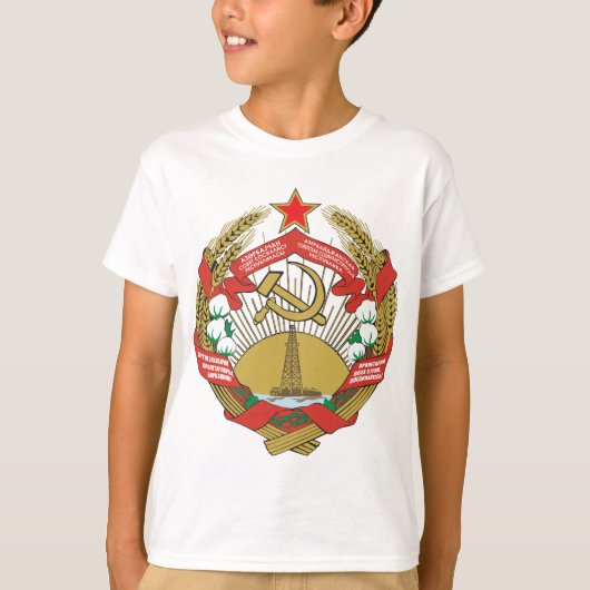 Azerbeidzjan SSR-wapenlaag T-shirt (Voorkant)