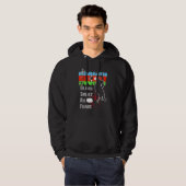 Azerbeidzjan Supporter Blood Sweat Geen angst Ice Hoodie (Voorkant volledig)