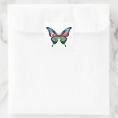 Azerbeidzjan Swallowtail Vlinder Vlag Sticker (Tas)