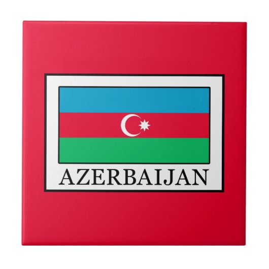 Azerbeidzjan Tegeltje (Voorkant)