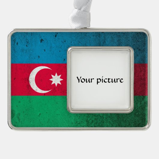 Azerbeidzjan Verzilverd Omlijst Ornament (Voorkant)