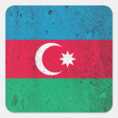 Azerbeidzjan Vierkante Sticker (Voorkant)