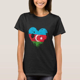 Azerbeidzjan Vintage Hart Azerbeidzjaanse Roots Az T-shirt
