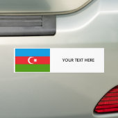 Azerbeidzjan VLAG Bumpersticker (Op auto)