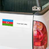 Azerbeidzjan VLAG Bumpersticker (Op Truck)
