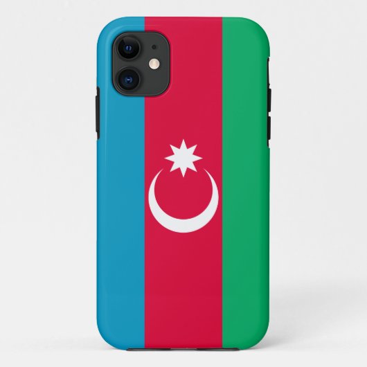 Azerbeidzjan vlag Case-Mate iPhone case (Achterkant)